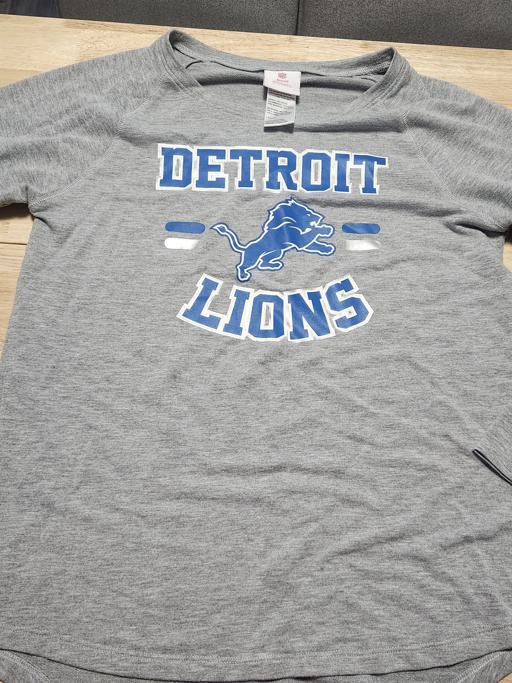 Detroit Lions Gray Tee
